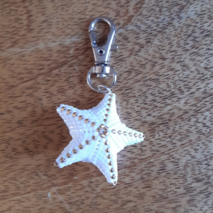 Beaded Star Handbag Charm - handmade jewellery