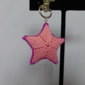 Star handbag charm, handmade by 3c Jewellery