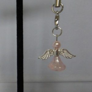 Angel Charm with Swarvorski Pearl - 3c Jewellery